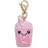 Sød lyserød Boba-charm Jibbitz-skovedhæng Sød lyserød Boba-charm Jibbitz-skovedhæng