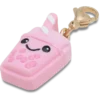 Sød lyserød Boba-charm Jibbitz-skovedhæng Sød lyserød Boba-charm Jibbitz-skovedhæng