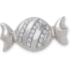Silver Smt Gem Candy Piece Jibbitz™-vedhæng