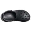 Small Whale Retro Crocs med tyk sål, sorte Sandaler