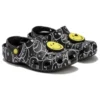 Smiley World Classic Clogs “Sort Hvid Gul”