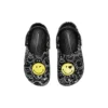 Smiley World Classic Clogs “Sort Hvid Gul”
