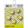 Smileyworld 5-pak Jibbitz-vedhæng