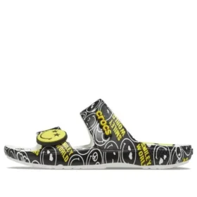 SmileyWorld x Classic Sandal “Sort Hvid”