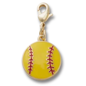 Softball-charm Jibbitz™-vedhæng