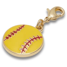 Softball-charm Jibbitz™-vedhæng