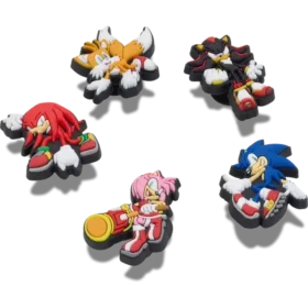Sonic the Hedgehog 5-pak Jibbitz-vedhæng