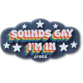Sounds Gay Im i Jibbitz-vedhæng
