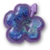 Squish Purple Hibiscus Jibbitz-vedhæng