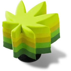 Stacked Hemp Leaf Jibbitz™-vedhæng