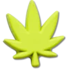Stacked Hemp Leaf Jibbitz™-vedhæng