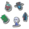 Star Wars-figurer – 5-pak Jibbitz-vedhæng