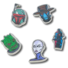 Star Wars-figurer – 5-pak Jibbitz-vedhæng