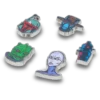 Star Wars-figurer – 5-pak Jibbitz-vedhæng