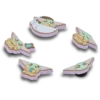 Star Wars Grogu 5-pak Jibbitz-vedhæng Star Wars Grogu 5-pak Jibbitz-vedhæng