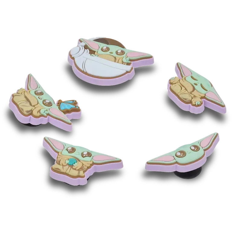 Star Wars Grogu 5-pak Jibbitz-vedhæng Star Wars Grogu 5-pak Jibbitz-vedhæng