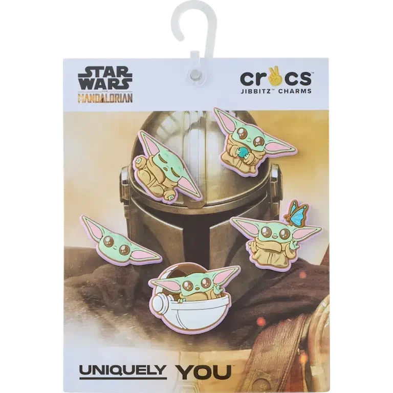 Star Wars Grogu 5-pak Jibbitz-vedhæng Star Wars Grogu 5-pak Jibbitz-vedhæng