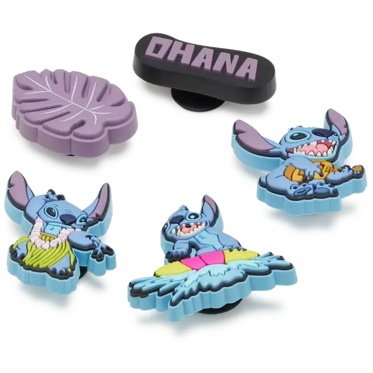 Stitch Tropical 5-pak Jibbitz-vedhæng Stitch Tropical 5-pak Jibbitz-vedhæng