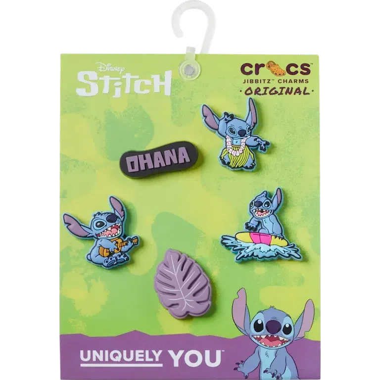 Stitch Tropical 5-pak Jibbitz-vedhæng Stitch Tropical 5-pak Jibbitz-vedhæng