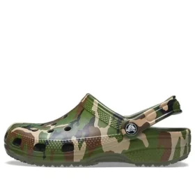 Strand-sandaler i militærgrøn camouflage