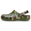 Strand-sandaler i militærgrøn camouflage