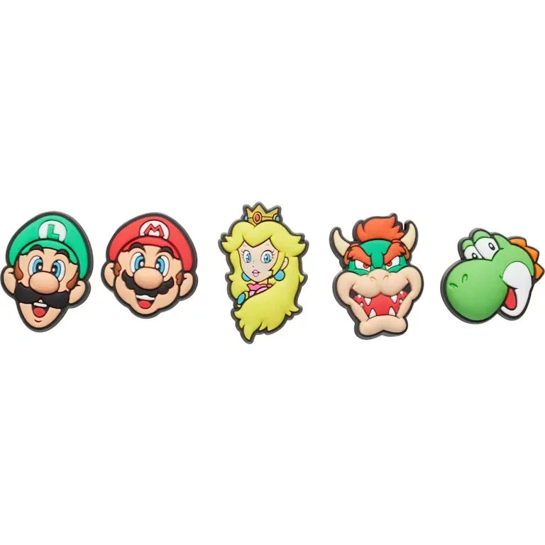 Super Mario™ 5-pak Jibbitz-sko-vedhæng Super Mario™ 5-pak Jibbitz-sko-vedhæng