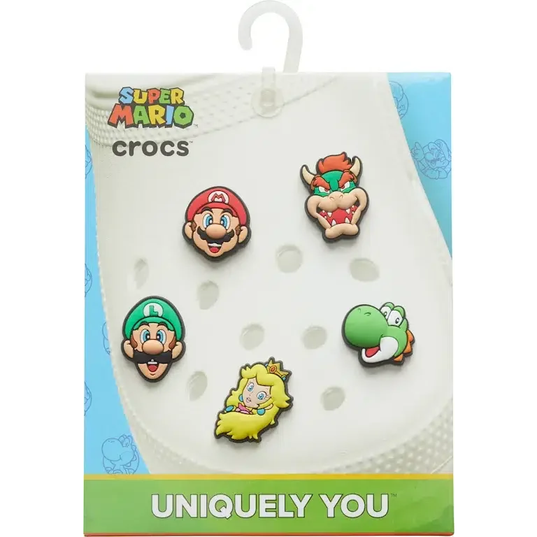 Super Mario™ 5-pak Jibbitz-sko-vedhæng Super Mario™ 5-pak Jibbitz-sko-vedhæng