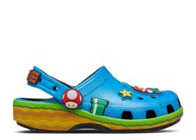 Super Mario x Classic Clog Kids ‘Blue’