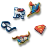 Superman 5-pak Jibbitz-vedhæng