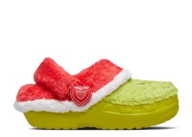 The Grinch x Classic Lined Clog til småbørn ‘Stealing Christmas’