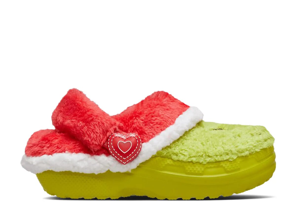 The Grinch x Classic Lined Clog til småbørn ‘Stealing Christmas’ The Grinch x Classic Lined Clog til småbørn ‘Stealing Christmas’