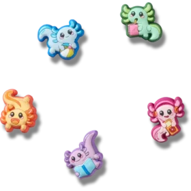 Tiny Axolotls 5-pak Jibbitz-vedhæng