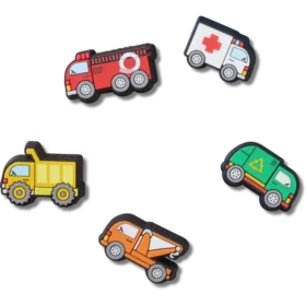 Tiny Work Trucks 5-pak Jibbitz-vedhæng