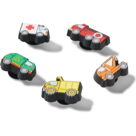 Tiny Work Trucks 5-pak Jibbitz-vedhæng