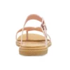 Tulum Shimmer Toe Post Sandal “Pink Clay”
