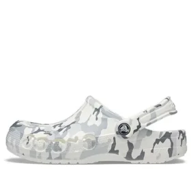 Unisex Bayaband-sandaler – hvid camouflage “Gray White”