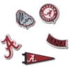 University of Alabama 5-pak Jibbitz-vedhæng