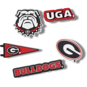 University of Georgia 5-pak Jibbitz-vedhæng University of Georgia 5-pak Jibbitz-vedhæng