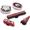 University of Georgia 5-pak Jibbitz-vedhæng