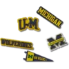 University of Michigan 5-pak Jibbitz-vedhæng