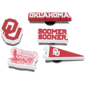 University of Oklahoma 5-pak Jibbitz-vedhæng University of Oklahoma 5-pak Jibbitz-vedhæng